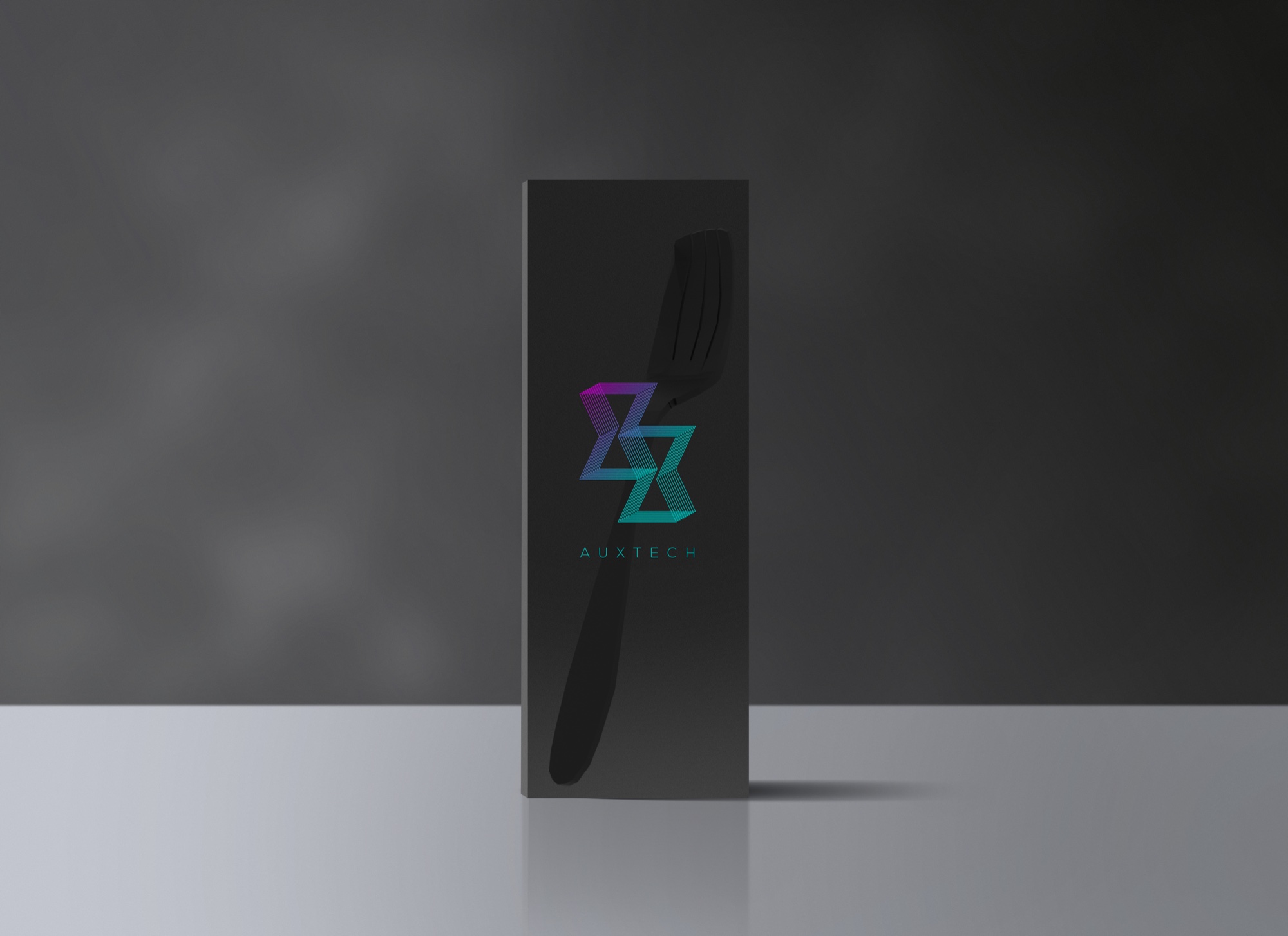 AUXTECH smart-material research and visual identity